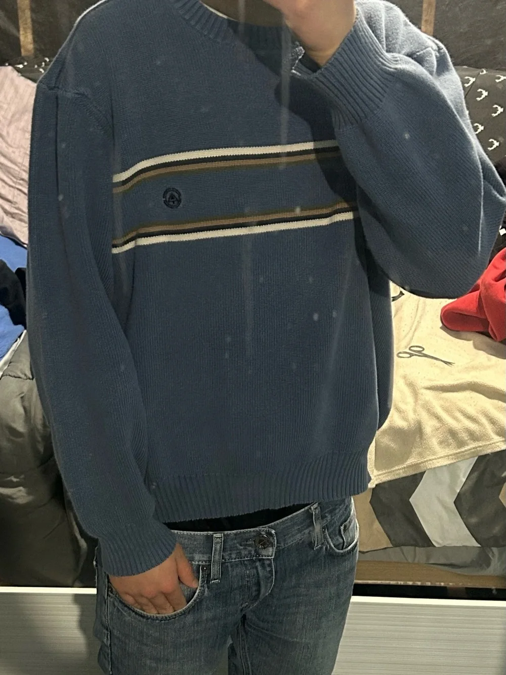 Old Navy blue knit - Picture 2 of 3